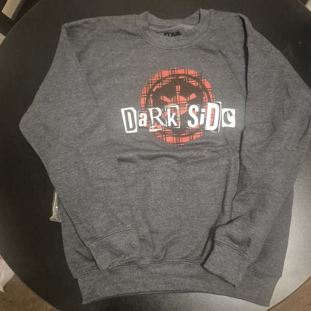 Star Wars Charcoal Crewneck Sweatshirt with Red Graphic